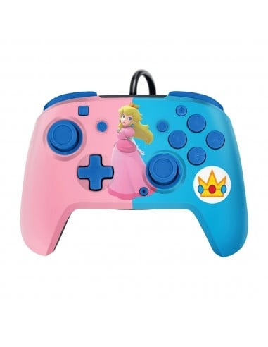 PDP Gaming Faceoff Deluxe Audio Wired Controller Peach Licensed Switch i gruppen Elektronikk / TV-spill & tilbehør / Nintendo Switch / Tilbehør hos TP E-commerce Nordic AB (D07305)