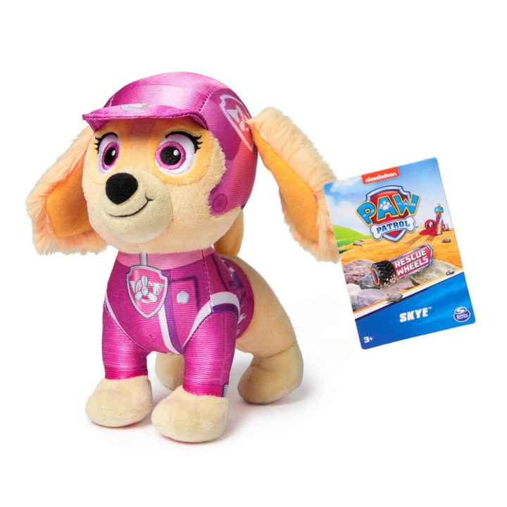 Paw Patrol Rescue Wheels - Basic plysj - Skye (19 cm) i gruppen LEKER, BARN OG BABY / Babyleker (0-3 år) / Kosedyr hos TP E-commerce Nordic AB (D07334)