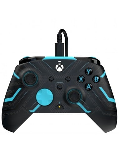 PDP Gaming Rematch kablet kontroller Titan Steel GLOW Xbox i gruppen Elektronikk / TV-spill & tilbehør / Xbox Series X / Tilbehør hos TP E-commerce Nordic AB (D07343)