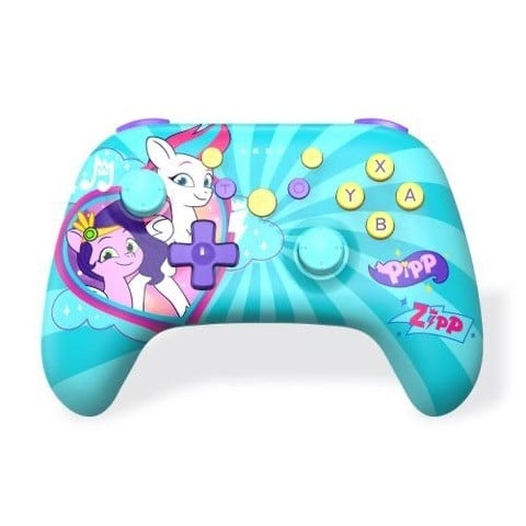 Trade Invaders Trådløs Nano-kontroller for Switch/PC - My Little Pony Pipp & Zipp i gruppen Elektronikk / TV-spill & tilbehør / Nintendo Switch / Tilbehør hos TP E-commerce Nordic AB (D07344)