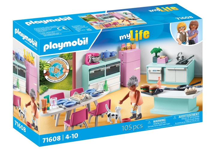 Playmobil Kjøkken med spiseplass (71608) i gruppen LEKER, BARN OG BABY / Leker / Lekesett hos TP E-commerce Nordic AB (D07372)