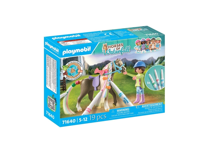 Playmobil Vaskbart hestesett (71640) i gruppen LEKER, BARN OG BABY / Leker / Håndtverk hos TP E-commerce Nordic AB (D07373)