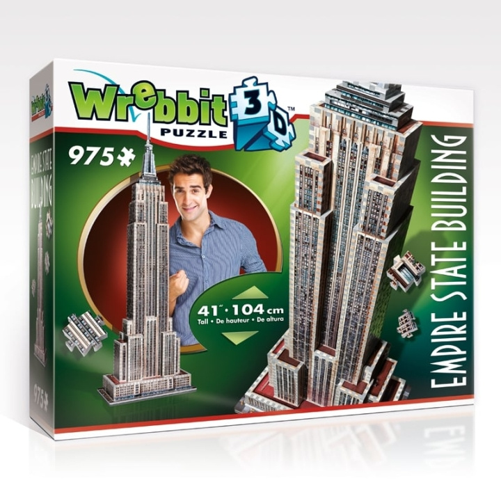 Wrebbit 3D-puslespill - Empire State Building (40970027) i gruppen SPORT, FRITID & HOBBY / Hobby / Puslespill hos TP E-commerce Nordic AB (D07428)