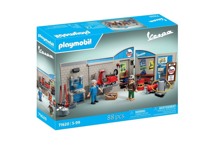 Playmobil 60-tallet Vespa Garasje (71620) i gruppen LEKER, BARN OG BABY / Leker / Figurer, miniatyrer og tilbehør hos TP E-commerce Nordic AB (D07475)