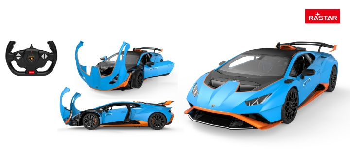 Rastar R/C Lamborghini Huracan STO 1:14 - (98700) i gruppen LEKER, BARN OG BABY / Radiostyrt / Radiostyrte biler hos TP E-commerce Nordic AB (D07484)