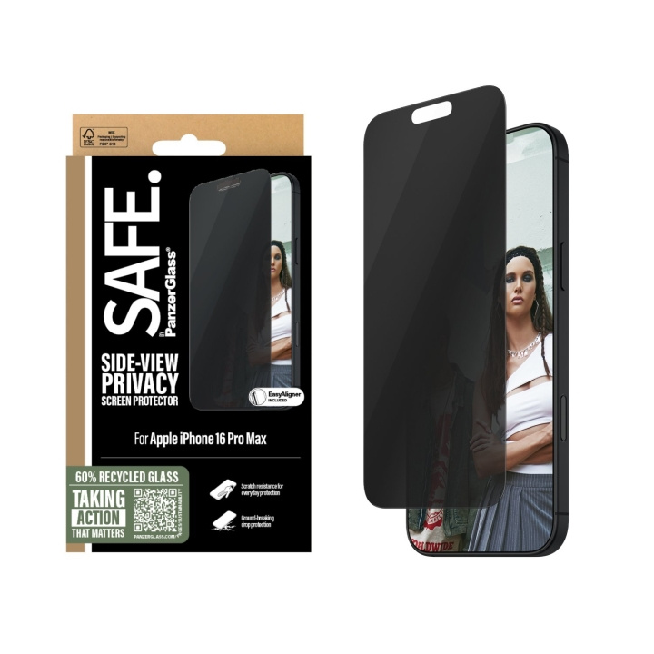 PanzerGlass SAFE - Skjermbeskyttelse - iPhone 16 Pro Max - Ultra Wide Fit i gruppen SMARTTELEFON & NETTBRETT / Mobilbeskyttelse / Apple / iPhone 16 hos TP E-commerce Nordic AB (D07526)