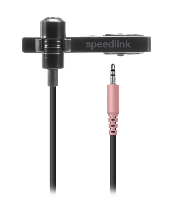 Speedlink SPES Clip-On-mikrofon, svart i gruppen Datautstyr / Datamaskin Tilbehør / Mikrofoner hos TP E-commerce Nordic AB (D07533)