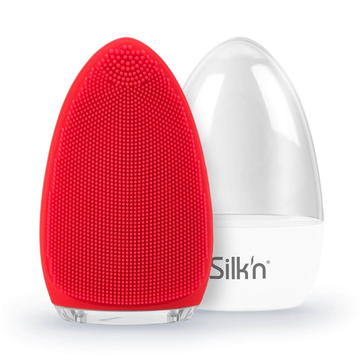 Silk\'n Bright Facial Brush RED - FB1PE1001 i gruppen HELSE OG SKJØNNHET / Hudpleie / Ansikt / Hudpleieverktøy hos TP E-commerce Nordic AB (D07601)