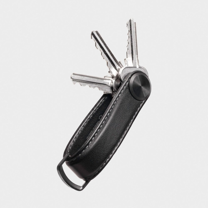 Orbitkey Key Organiser Pro Leather - Blackout i gruppen SPORT, FRITID & HOBBY / Morsomme produkter / Smarte produkter hos TP E-commerce Nordic AB (D07624)