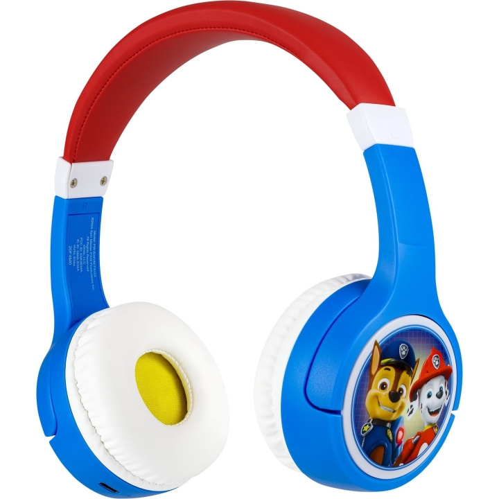 Upcoming Minds Ekids - Paw Patrol Bluetooth-hodetelefoner i gruppen Elektronikk / Lyd & Bilde / Hodetelefoner & Tilbehør / Hodetelefoner hos TP E-commerce Nordic AB (D07693)