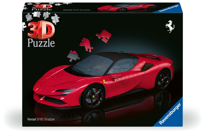 Ravensburger 3D puslespill Ferrari SF90 Stradale 108p (10311576) i gruppen SPORT, FRITID & HOBBY / Hobby / Puslespill hos TP E-commerce Nordic AB (D07707)