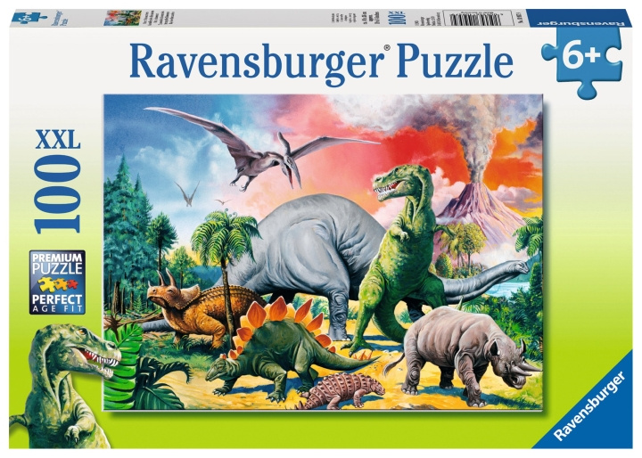 Ravensburger Blant dinosaurene - 100p - 10957 i gruppen SPORT, FRITID & HOBBY / Hobby / Puslespill hos TP E-commerce Nordic AB (D07727)