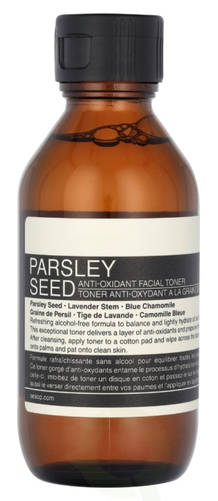 AESOP Parsley Seed Anti Oxidant Facial Toner 100 ml i gruppen HELSE OG SKJØNNHET / Hudpleie / Ansikt / Ansiktsvann & Facemist hos TP E-commerce Nordic AB (D07780)