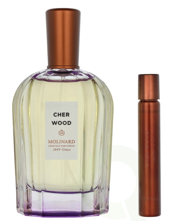 Molinard La Collection Privee Cher Wood Giftset 97.5 ml Edp Spray 90ml/Edp Spray 7,5ml i gruppen HELSE OG SKJØNNHET / Duft og parfyme / Parfyme / Parfyme for henne hos TP E-commerce Nordic AB (D07850)