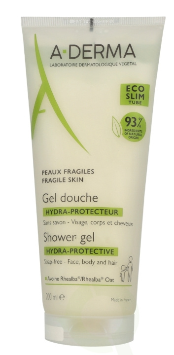 A-Derma Hydra-Protective Shower Gel 200 ml i gruppen HELSE OG SKJØNNHET / Hudpleie / Kroppspleie / Bad- og dusjkrem hos TP E-commerce Nordic AB (D07861)