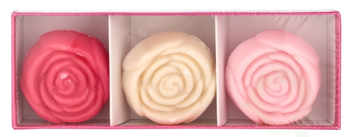 La Savonnerie De Nyons Extra Gentle Soap Set 150 g 3x50gr - Rose i gruppen HELSE OG SKJØNNHET / Hudpleie / Kroppspleie / Duftsåpe hos TP E-commerce Nordic AB (D07896)