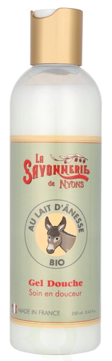 La Savonnerie De Nyons BIO Shower Gel 250 ml Donkeymilk i gruppen HELSE OG SKJØNNHET / Hudpleie / Kroppspleie / Bad- og dusjkrem hos TP E-commerce Nordic AB (D07921)