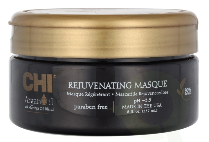 Chi Argan Oil Rejuvenating Masque 237 ml Paraben Free i gruppen HELSE OG SKJØNNHET / Hår & styling / Hårpleie / Hårmaske hos TP E-commerce Nordic AB (D07936)