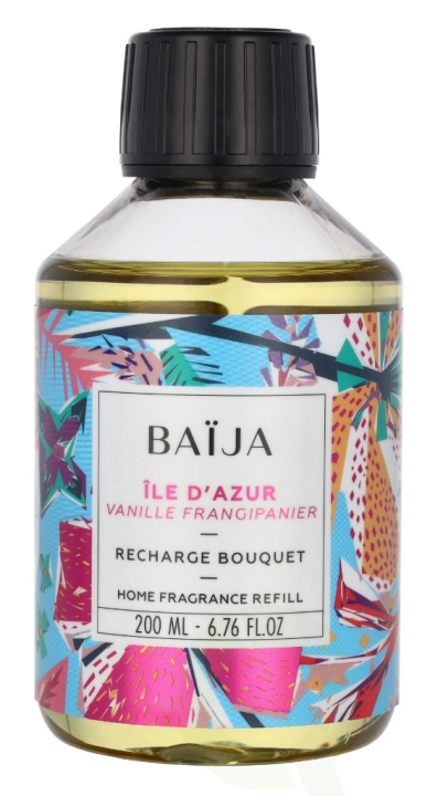 Baija Paris Baija Ile D\'Azur Scented Diffuser Refill 200 ml Vanille Frangipanier i gruppen HELSE OG SKJØNNHET / Duft og parfyme / Andre dufter / Duftspreder hos TP E-commerce Nordic AB (D07953)