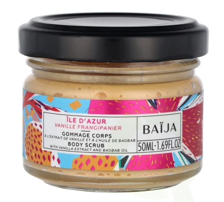 Baija Paris Baija Ile D\'Azur Body Scrub 50 ml Vanille Frangipanier i gruppen HELSE OG SKJØNNHET / Hudpleie / Kroppspleie / Body lotion hos TP E-commerce Nordic AB (D07954)