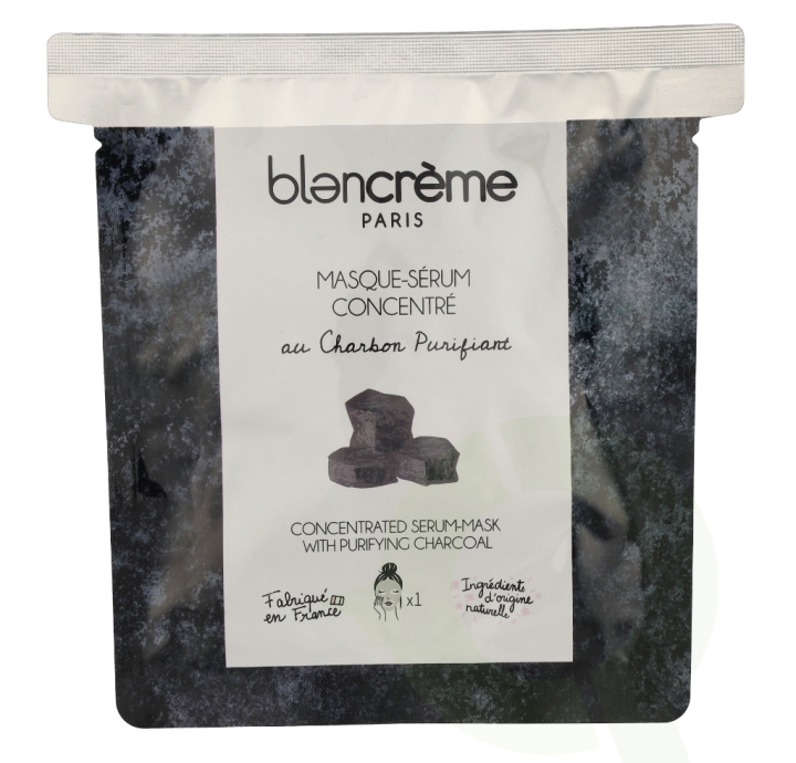 Blancreme Concentrated Serum-Mask 1 piece With Purifying Charcoal i gruppen HELSE OG SKJØNNHET / Hudpleie / Ansikt / Masker hos TP E-commerce Nordic AB (D07960)