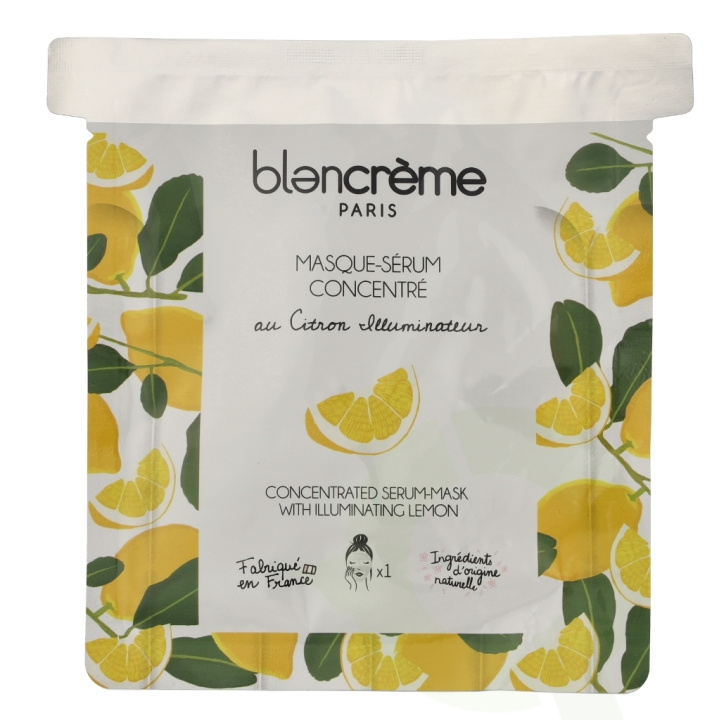 Blancreme Concentrated Serum-Mask 1 piece With Illuminating Lemon i gruppen HELSE OG SKJØNNHET / Hudpleie / Ansikt / Masker hos TP E-commerce Nordic AB (D07961)