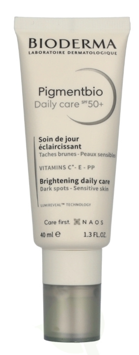 Bioderma Pigmentbio Daily Care SPF50+ 40 ml i gruppen HELSE OG SKJØNNHET / Hudpleie / Soling / Solkrem hos TP E-commerce Nordic AB (D07974)