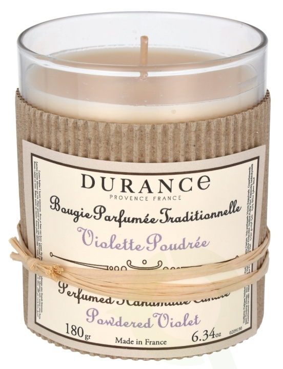 Durance Powdered Violet Candle 180 g i gruppen HELSE OG SKJØNNHET / Duft og parfyme / Andre dufter / Duftlys hos TP E-commerce Nordic AB (D08053)