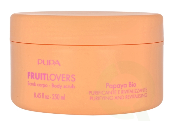 Pupa Milano Pupa Bio Fruit Lovers Body Scrub Fruit Lover Gommage Corps 250 ml Papaya i gruppen HELSE OG SKJØNNHET / Hudpleie / Ansikt / Skrubb/peeling hos TP E-commerce Nordic AB (D08178)