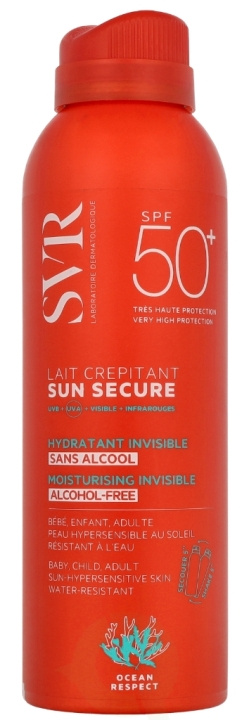 Svr Laboratories SVR Sun Secure Invisible Spray SPF50+ 200 ml Alcohol-Free i gruppen HELSE OG SKJØNNHET / Hudpleie / Soling / Solkrem hos TP E-commerce Nordic AB (D08231)