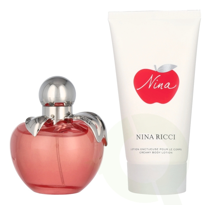 Nina Ricci Nina Giftset 125 ml Edt Spray 50ml/Body Lotion 75ml i gruppen HELSE OG SKJØNNHET / Gavesett / Gavesett for henne hos TP E-commerce Nordic AB (D08261)