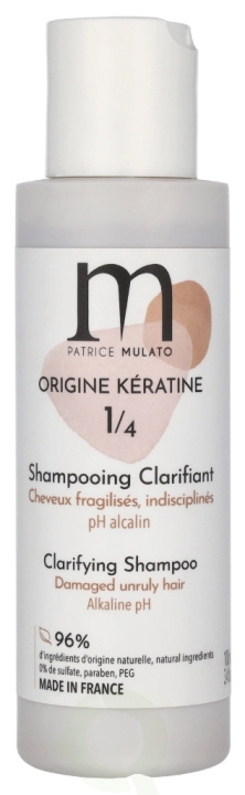 Patrice Mulato P. Mulato Origine Keratine 1/4 Clarifying Shampooing 100 ml i gruppen HELSE OG SKJØNNHET / Hår & styling / Hårpleie / Sjampo hos TP E-commerce Nordic AB (D08272)