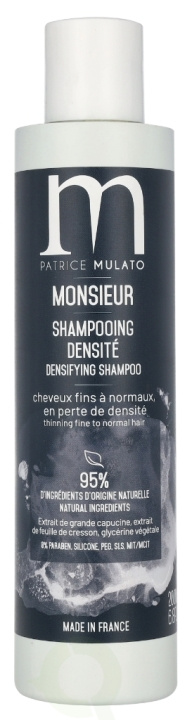 Patrice Mulato P. Mulato Monsieur Density Shampoo 200 ml i gruppen HELSE OG SKJØNNHET / Hår & styling / Hårpleie / Sjampo hos TP E-commerce Nordic AB (D08280)