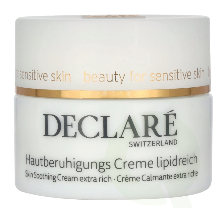 Declare Stressbalance Skin Soothing Cream Extra Rich 50 ml Dry Skin i gruppen HELSE OG SKJØNNHET / Hudpleie / Ansikt / Ansiktskrem hos TP E-commerce Nordic AB (D08314)