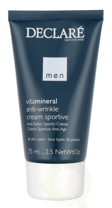 Declare Men Vita Mineral Anti-Wrinkle Cream Sportive 75 ml i gruppen HELSE OG SKJØNNHET / Hudpleie / Ansikt / Anti age hos TP E-commerce Nordic AB (D08330)