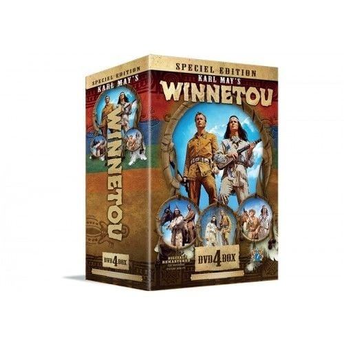 Winnetou Collection (4-disc) - DVD - Karl Mays Classics i gruppen Elektronikk / Lyd & Bilde / TV og tilbehør / Filmer / DVD hos TP E-commerce Nordic AB (D08431)