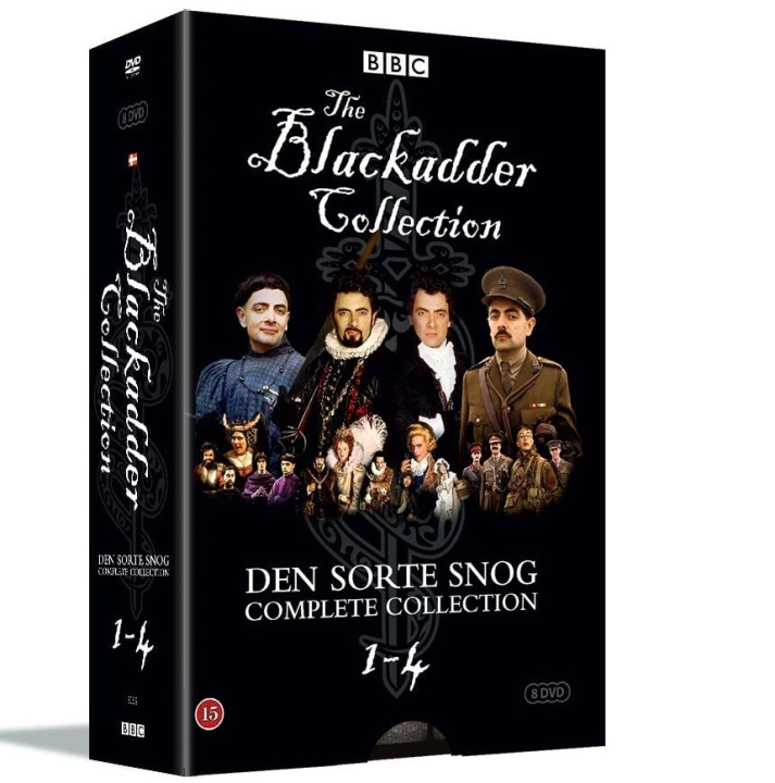 The Black Adder COMPLETE COLLECTION - Den Sorte Snog Complete Coll. - 8 DVD box set i gruppen Elektronikk / Lyd & Bilde / TV og tilbehør / Filmer / DVD hos TP E-commerce Nordic AB (D08450)