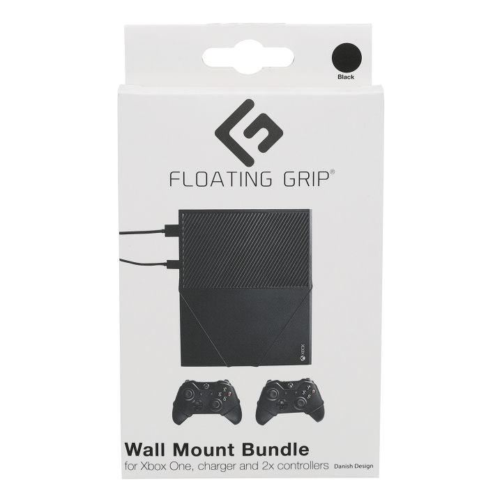 FLOATING GRIP Xbox One og Controller Wall Mounts - Bundle (svart) i gruppen Elektronikk / TV-spill & tilbehør / Xbox One / Tilbehør hos TP E-commerce Nordic AB (D08454)