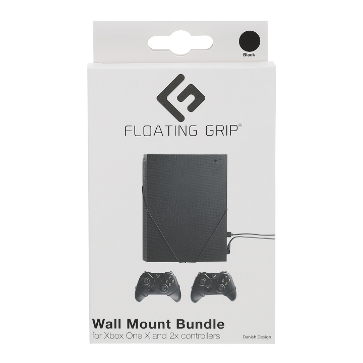 FLOATING GRIP s Xbox One X og Controller Wall Mounts - Bundle (svart) i gruppen Elektronikk / TV-spill & tilbehør / Xbox One / Tilbehør hos TP E-commerce Nordic AB (D08455)