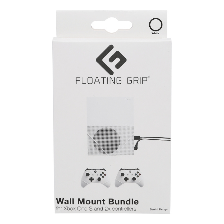 FLOATING GRIP s Xbox One S og Controller Wall Mounts - Bundle (Hvit) i gruppen Elektronikk / TV-spill & tilbehør / Xbox One / Tilbehør hos TP E-commerce Nordic AB (D08456)