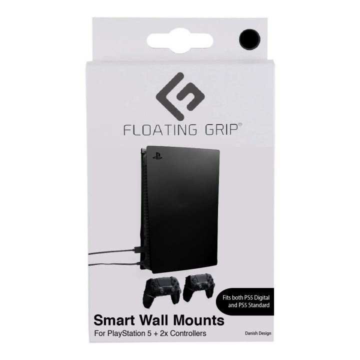 FLOATING GRIP Playstation 5-veggfester fra FLOATING GRIP - Black Bundle i gruppen Elektronikk / TV-spill & tilbehør / Sony PlayStation 5 hos TP E-commerce Nordic AB (D08460)