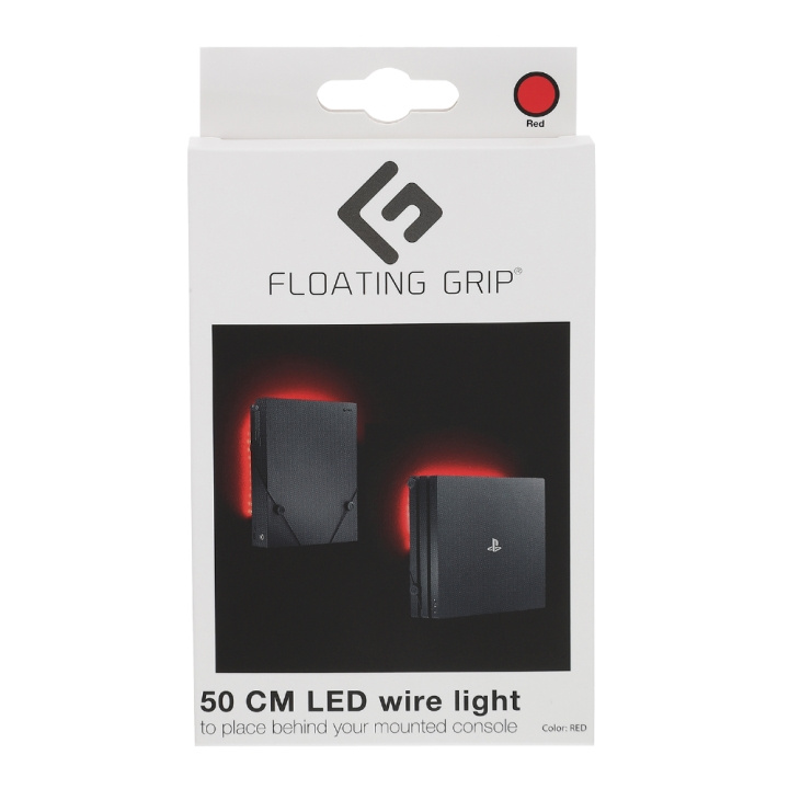 FLOATING GRIP Rødt LED-lys - Legg til på FLOATING GRIP®-festet ditt i gruppen Elektronikk / TV-spill & tilbehør / Sony PlayStation 4 hos TP E-commerce Nordic AB (D08461)