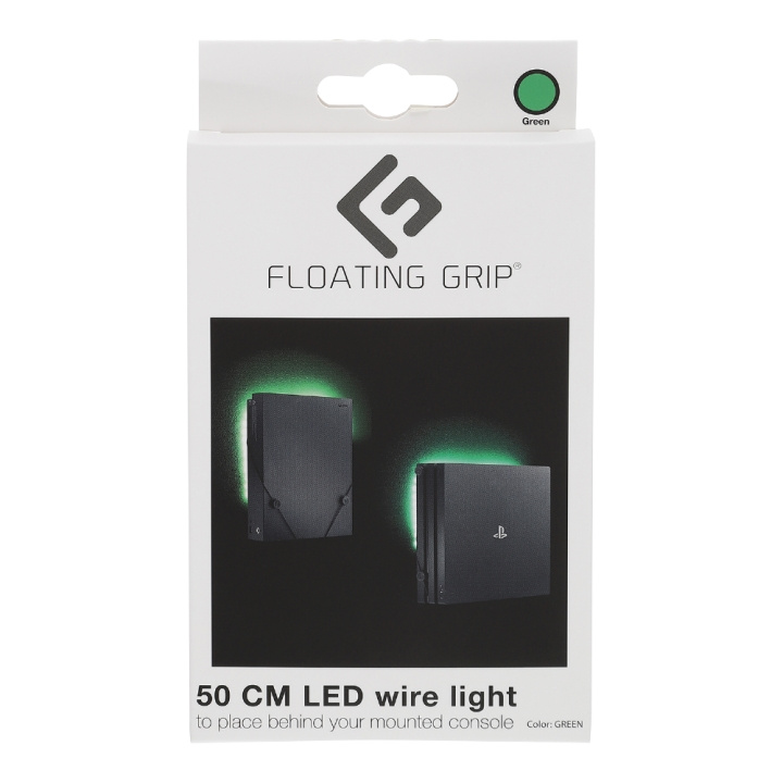 FLOATING GRIP Led Wire Light med USB Green i gruppen Elektronikk / TV-spill & tilbehør / Sony PlayStation 4 hos TP E-commerce Nordic AB (D08463)