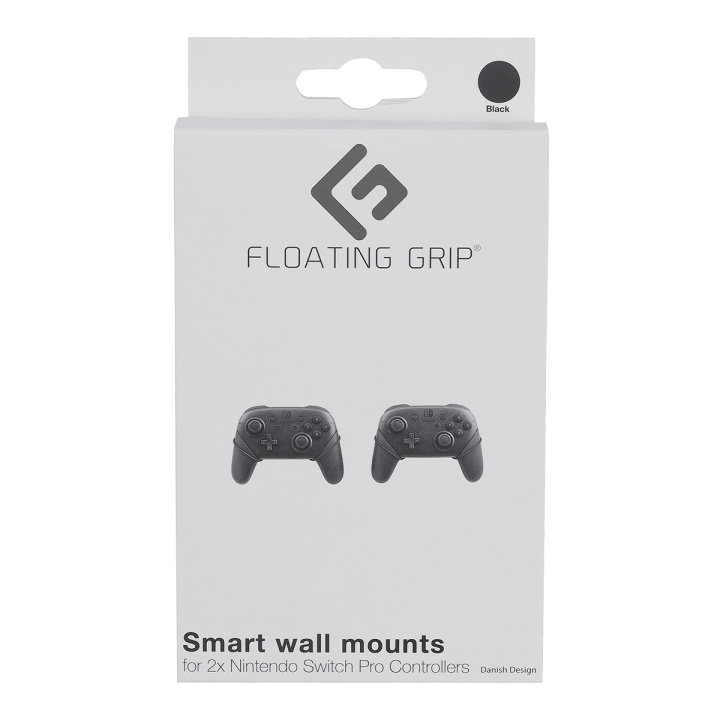 FLOATING GRIP Nintendo Switch Pro Controller veggmontering av FLOATING GRIP®, Svart i gruppen Elektronikk / TV-spill & tilbehør / Nintendo Switch hos TP E-commerce Nordic AB (D08471)