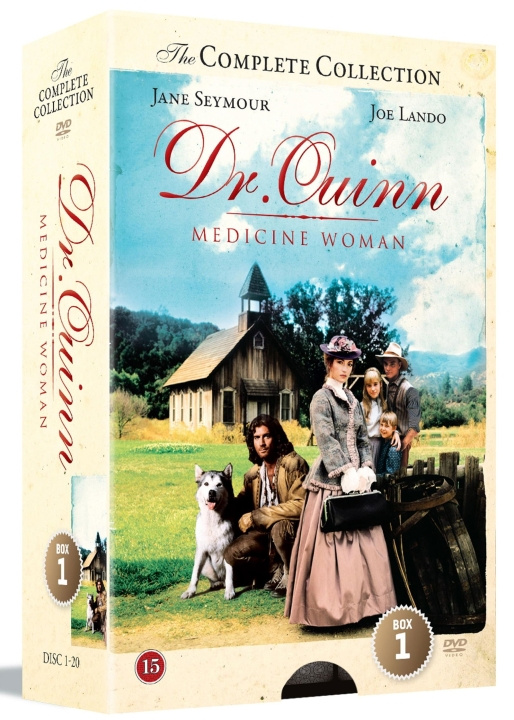 Dr. Quinn - Medicine Woman COLLECTION BOX 1 DVD - SEASON 1 - 2 - 3 i gruppen Elektronikk / Lyd & Bilde / TV og tilbehør / Filmer / DVD hos TP E-commerce Nordic AB (D08550)