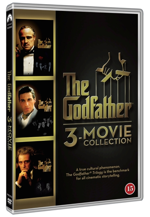 The Godfather 1-3 - Movie Collection (3 disc) - DVD i gruppen Elektronikk / Lyd & Bilde / TV og tilbehør / Filmer / DVD hos TP E-commerce Nordic AB (D08551)