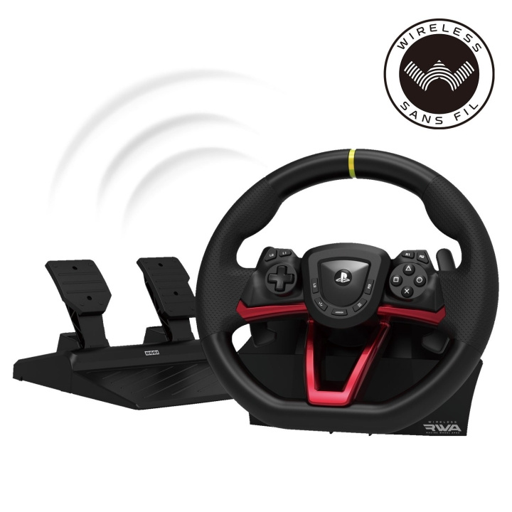 Hori Wireless Racing Wheel Apex for Playstation 5, PlayStation 4 og PC i gruppen Elektronikk / TV-spill & tilbehør / Sony PlayStation 5 / Tilbehør hos TP E-commerce Nordic AB (D08603)