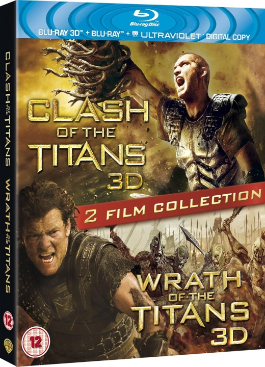 Clash Of The Titans (2010) 3D+2D / Wrath Of The Titans 3D+2D Blu-Ray i gruppen Elektronikk / Lyd & Bilde / TV og tilbehør / Filmer / Blu-ray hos TP E-commerce Nordic AB (D08605)