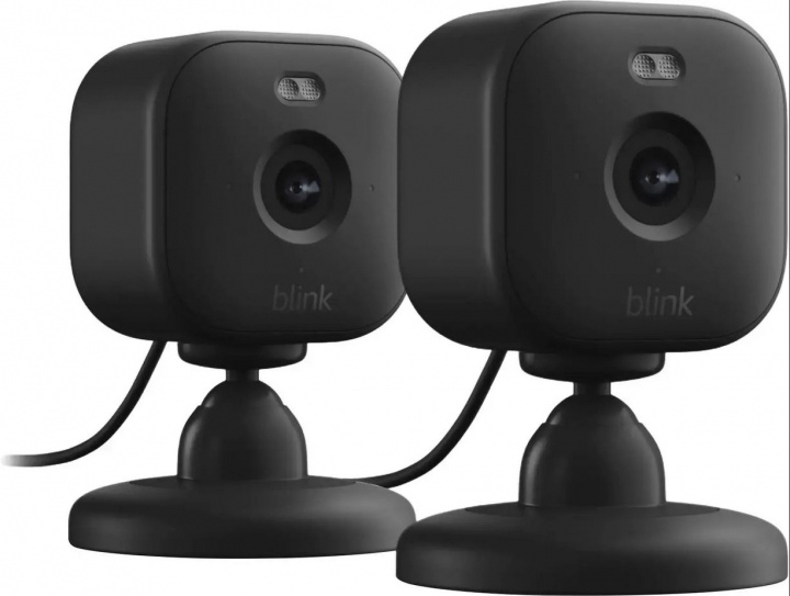 Blink Mini 2 Smart Innendørs Sikkerhetskamera 2stk sett Svart i gruppen HJEM, HUS OG HAGE / Alarm, Sikkerhet og overvåking / Overvåkingskameraer / Digitalt (nettverk) / Innendørs kameraer hos TP E-commerce Nordic AB (D08615)