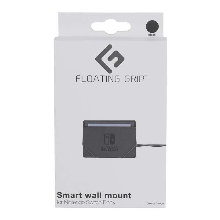 FLOATING GRIP Nintendo Switch dockingstasjon veggmontering av FLOATING GRIP®, Svart i gruppen Elektronikk / TV-spill & tilbehør / Nintendo Switch hos TP E-commerce Nordic AB (D08622)